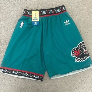 Memphis Grizzlies Shorts Throwback Vintage, Sz Small